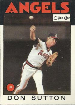 1986 O-Pee-Chee Baseball Cards 335     Don Sutton